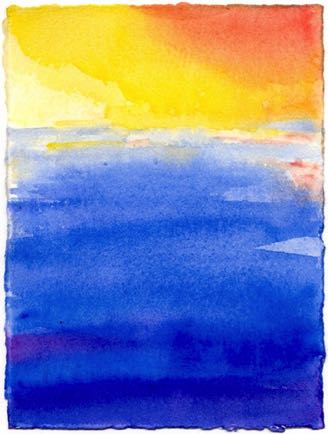 28 (Sea), 14cmx19cm, Watercolour 28 (Sea), 14cmx19cm, Watercolour